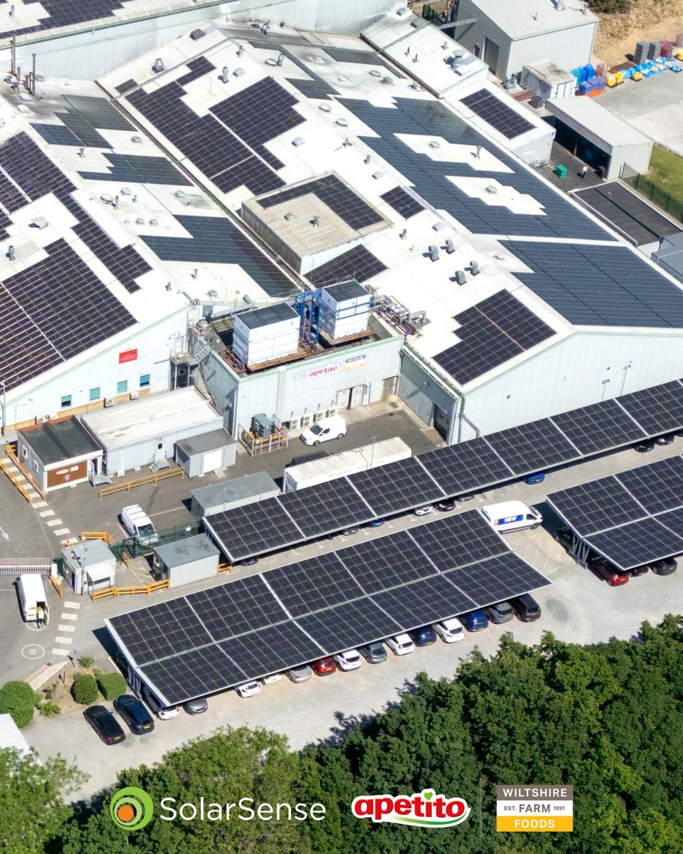 apetito partnered with SolarSense to deliver one of the region’s largest clean energy projects. The solar panels and carports now supply 15% of site power, cutting costs and supporting Net Zero by 2040.  

Read the full case study: solarsense-uk.com/casestudies/ap…

#Manufacturing #NetZero