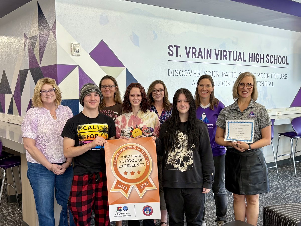 St. Vrain Virtual High School tweet media
