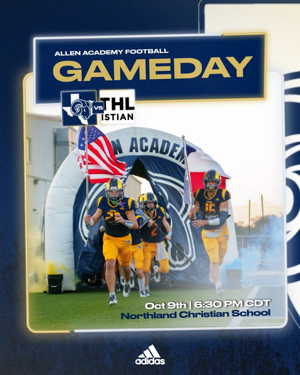 Allen Academy Rams Football tweet media
