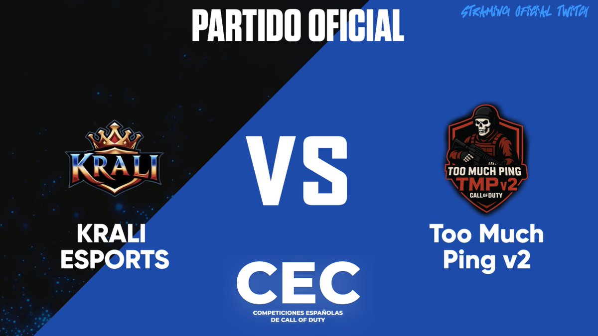 En directo en Nuestro Twitch Torneo 4v4!

<a href="/ClanBRTcod/">*BRT*</a> vs Blast Alpha  

✈️Link del Twitch twitch.tv/competicionese…

 Luego a las 9:30 TPMv2 vs Krali en el mismo Directo.