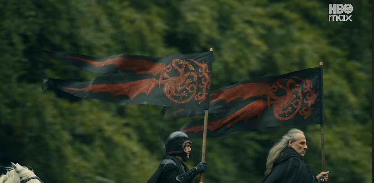 westerosies's tweet image. The new banner of House Targaryen in HBO’s ‘A KNIGHT OF THE SEVEN KINGDOMS’ 🐉
