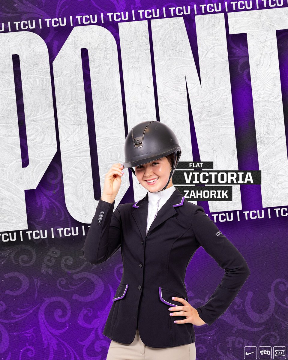 TCUWEquestrian's tweet image. FLAT | Victoria Zahorik scores a 78 to add a point for TCU!

TCU - 6
BU - 7

🔗 gofrogs.co/4pvvcHe