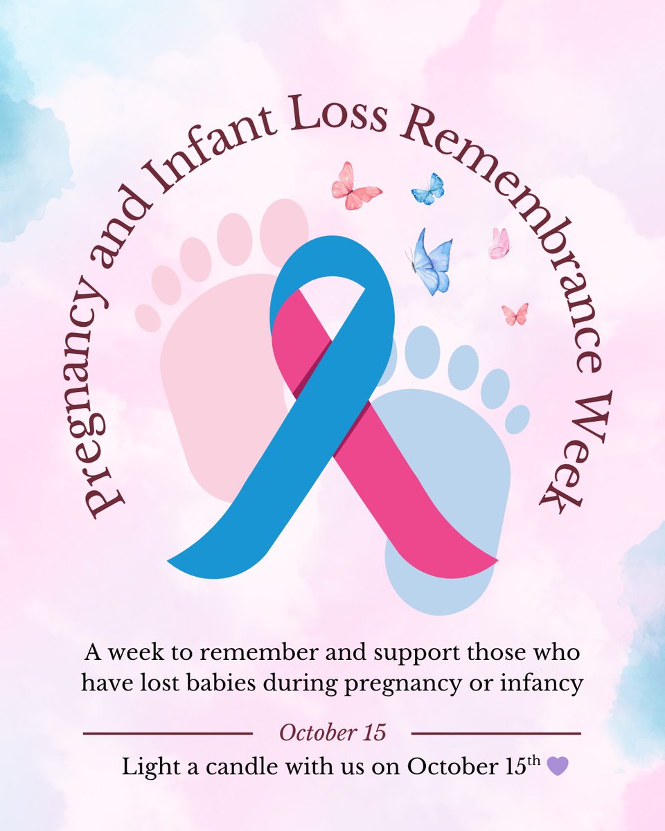 RCSurrey's tweet photo. Every stage matters.💜

Whether you’re struggling to conceive, grieving the loss of a baby at any stage of pregnancy, or finding your way through life after loss, you are not alone.

Join us on October 15th at 7pm for #WaveOfLight

#BabyLossAwarenessWeek #WaveOfLight #BabyLoss https://t.co/fndQxiGd4I