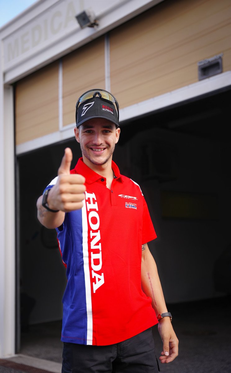 hrc_worldsbk's tweet photo. Passed fit to race! ✊ https://t.co/vHMfDq9BBh