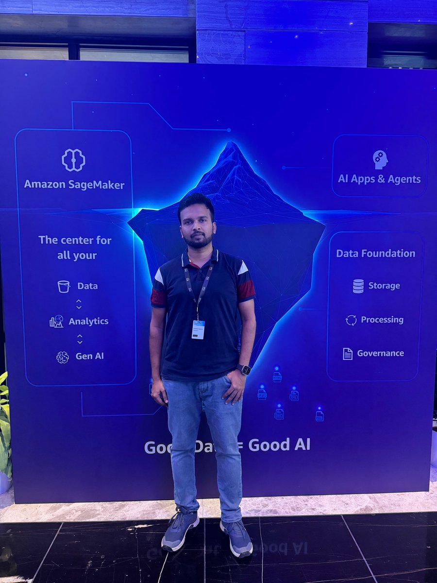 amirtaraj's tweet image. 🚀 Wrapping up #Techtember &amp;amp; #Techtober with amazing #AI &amp;amp; #AWS moments!
🏆 TEKsystems AI Hackathon for “Smart Inventory Matching”
🎓 AWS AI Practitioner certification 
🤝 Leadership visit – showcased GitHub Copilot &amp;amp; AXI chatbot
💡 Attended AWS Data &amp;amp; AI Day 2025, Bengaluru