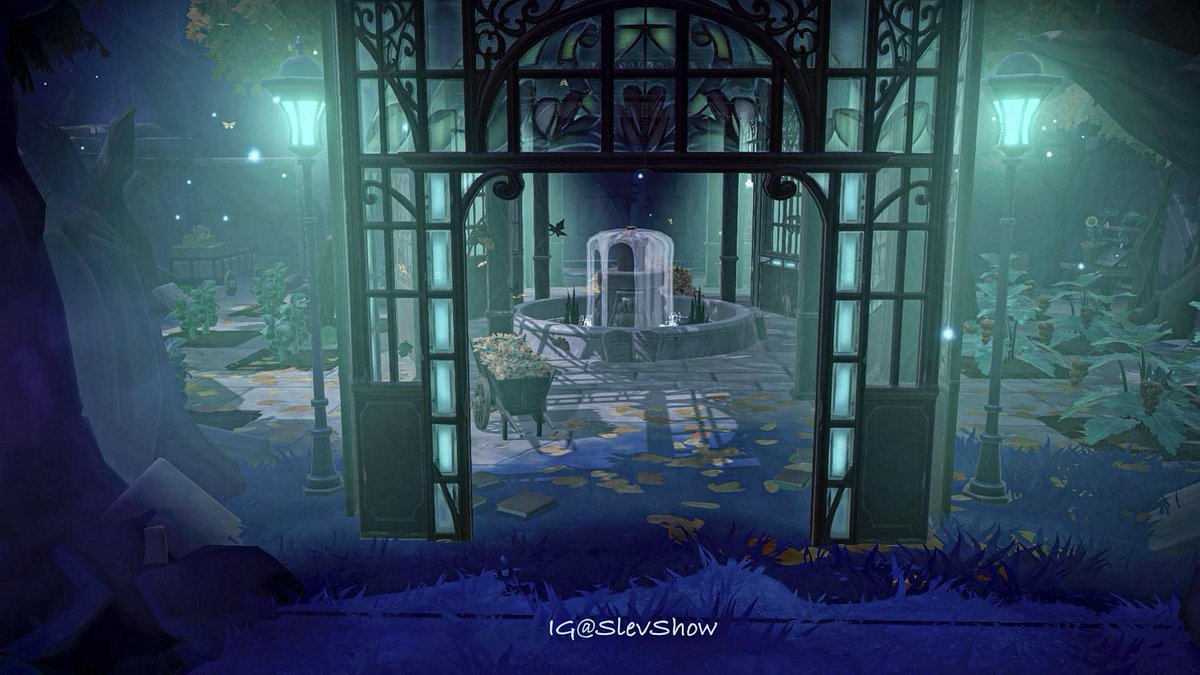 SlevShow's tweet image. Love my Green House entrance and the way it looks at night 🫛  The green lights projecting of the glass is amazing‼️ Spooky enough 👻 Tis the season 😈 @DisneyDLV 

#DisneyDreamlightValley #DDLVCommunity #DDLV
