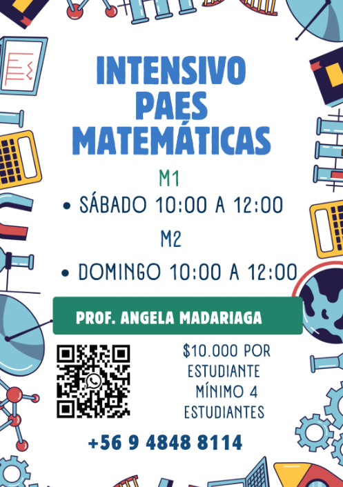 A prepararse para la PAES ... 
#Iquique 

Su RT es mi propina.