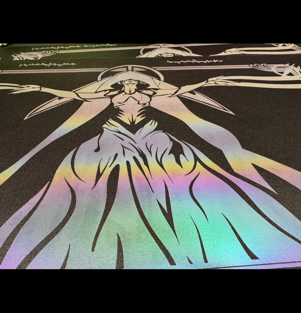 Check out our brand new all FOIL Oil Slick "Mother" playmat!  

- Hand Crafted
- Serialized XX/100
- Includes FREE playmat tube
- FREE Shipping
- 3mm Stitched heavy duty mat

Go check this out now!!!
