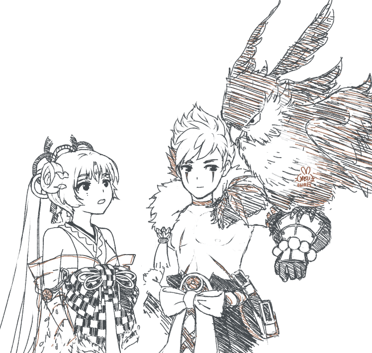 tokkiyasu's tweet photo. Days 6-9
Wild, Fuzzy, Swing, Moonlight

#Onmyoji #Shiranui #SPYamakaze #Fengyang #Kaoru #SPKaguya #Fanart https://t.co/COqShMTf4j