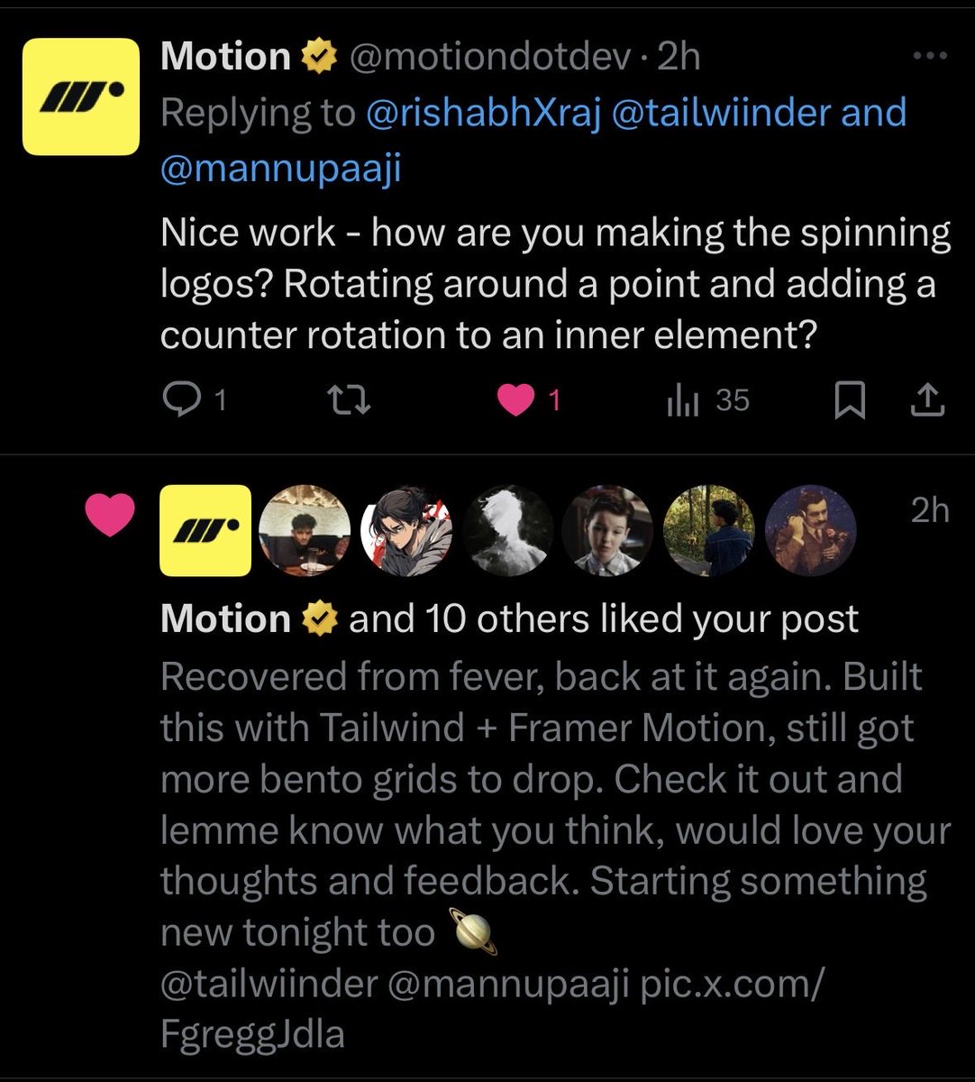rishabhXraj's tweet image. You can just DO THINGS..
Obv the credit goes to @mannupaaji @tailwiinder even though I kept tagging them in almost every design post they were kind enough to appreciate and repost, which helped the work reach far more people than it ever did before.