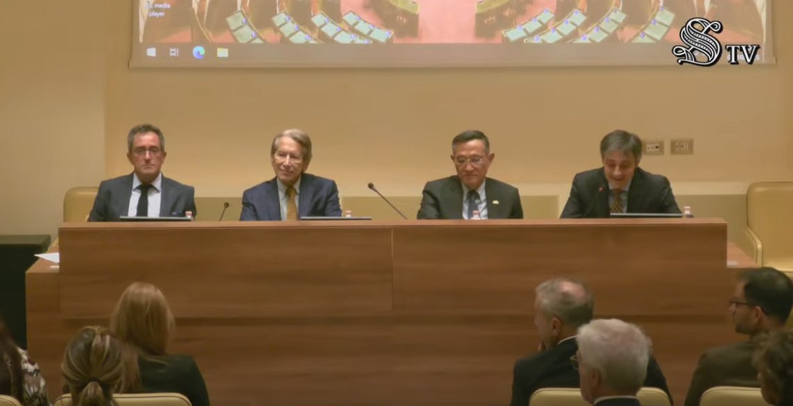 "Le influenze cinesi in UE. I casi Italia e Europa orientale (Romania)"
Importante discussione per fare luce sul tema delle ingerenze straniere in Italia e in Europa, in particolare per mano della Cina. 
Hanno contribuito al dibattito l'Amb. Vincent Y.C. Tsai, Rappresentante di