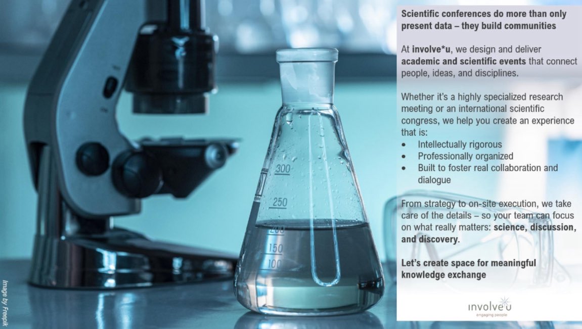 u_involve's tweet image. #ScientificConferences #AcademicEvents #ResearchCommunity #KnowledgeSharing #ConferenceStrategy #ScienceCommunication #Interdisciplinary #InvolveU #EventSupport
