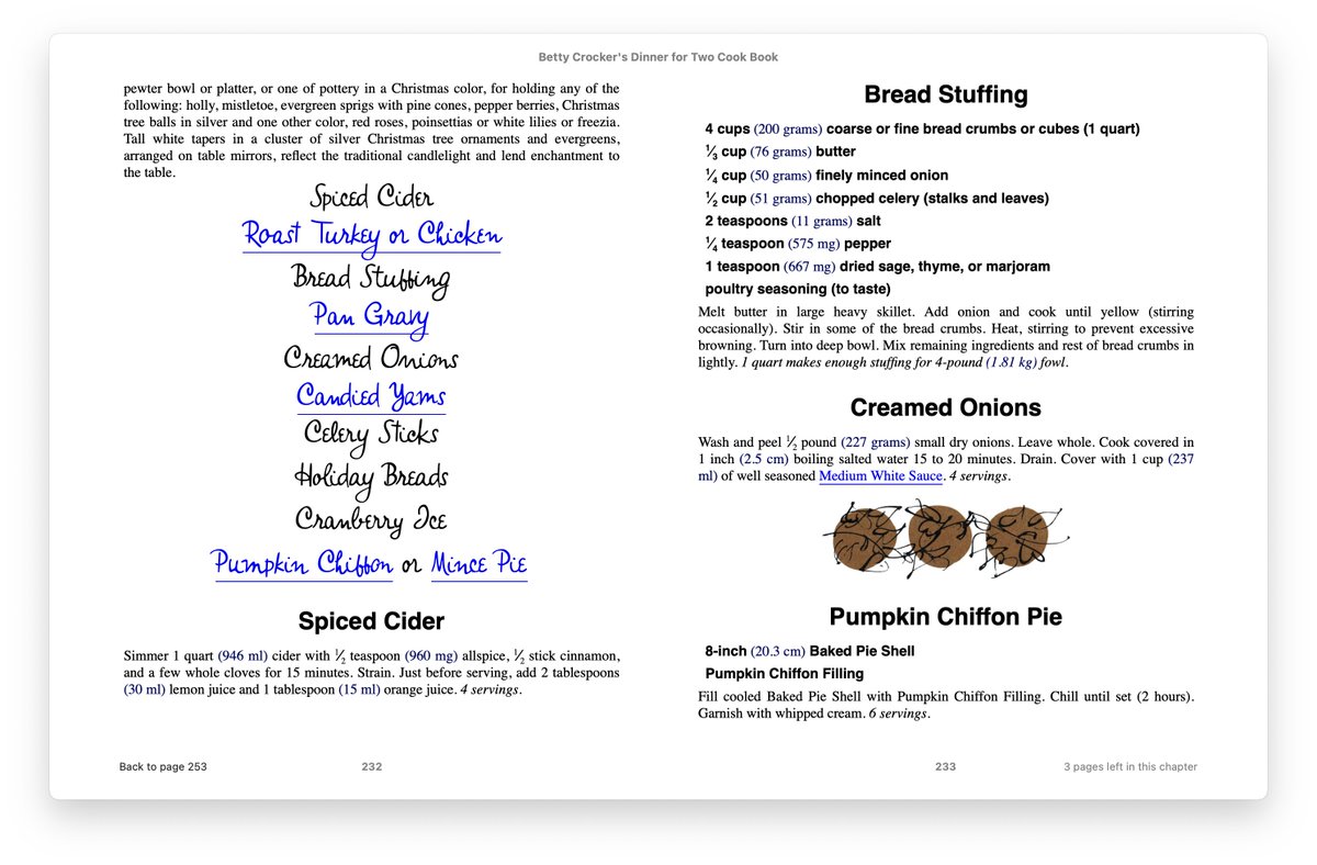 ChuckHumbertson's tweet image. One of the #menus in 𝗕𝗲𝘁𝘁𝘆 𝗖𝗿𝗼𝗰𝗸𝗲𝗿'𝘀 𝗗𝗶𝗻𝗻𝗲𝗿 𝗙𝗼𝗿 𝗧𝘄𝗼 𝗖𝗼𝗼𝗸 𝗕𝗼𝗼𝗸 is for a #Thanksgiving or #Christmas #dinner. Here it is, what do you think about it?👀⤵️

#Cookbook link: rebrand.ly/BCDF2

#food #cooking #goodeats #newbooks #goodreads