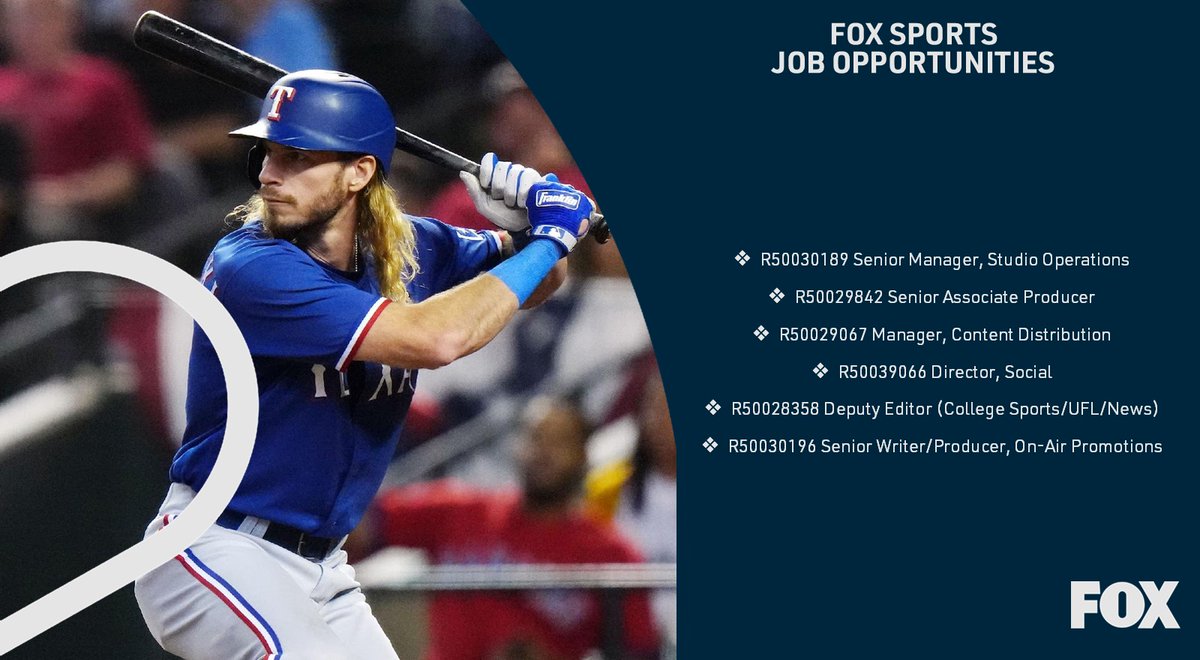 Kicking off October with multiple #jobopenings across our FOX brands - from producers, editors, bookers, marketing, assistants, finance, tech, ad sales, digital, operations, and more!

🔗foxcareers.com