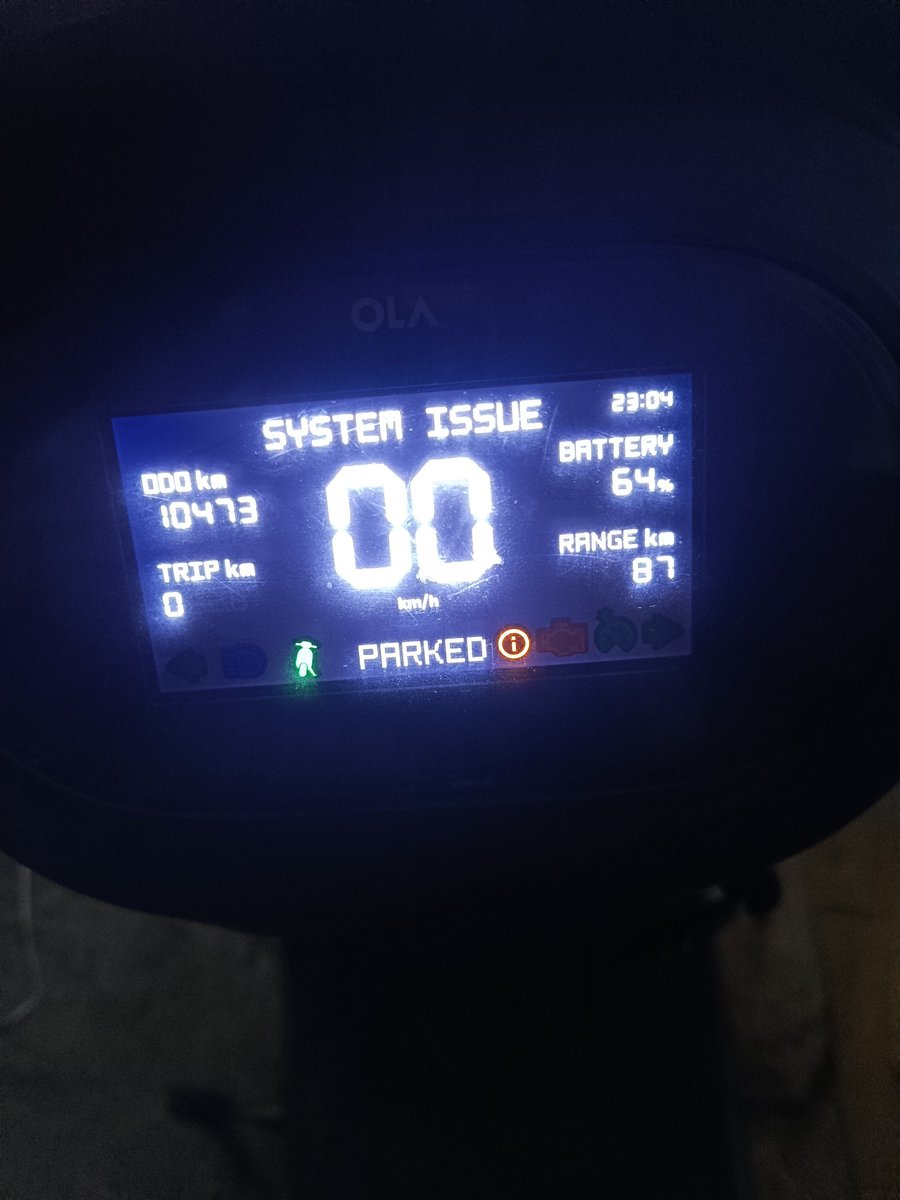 SupportT48020's tweet image. @olaelectric ⚠️
My S1X shows “3 system issues” again after hub motor replacement last month.
Previous ticket: [09852494]. All service slots are full and scooter not starting.
Please reopen my ticket / arrange urgent pickup under warranty 🙏 #OlaElectric #S1X #ServiceIssue