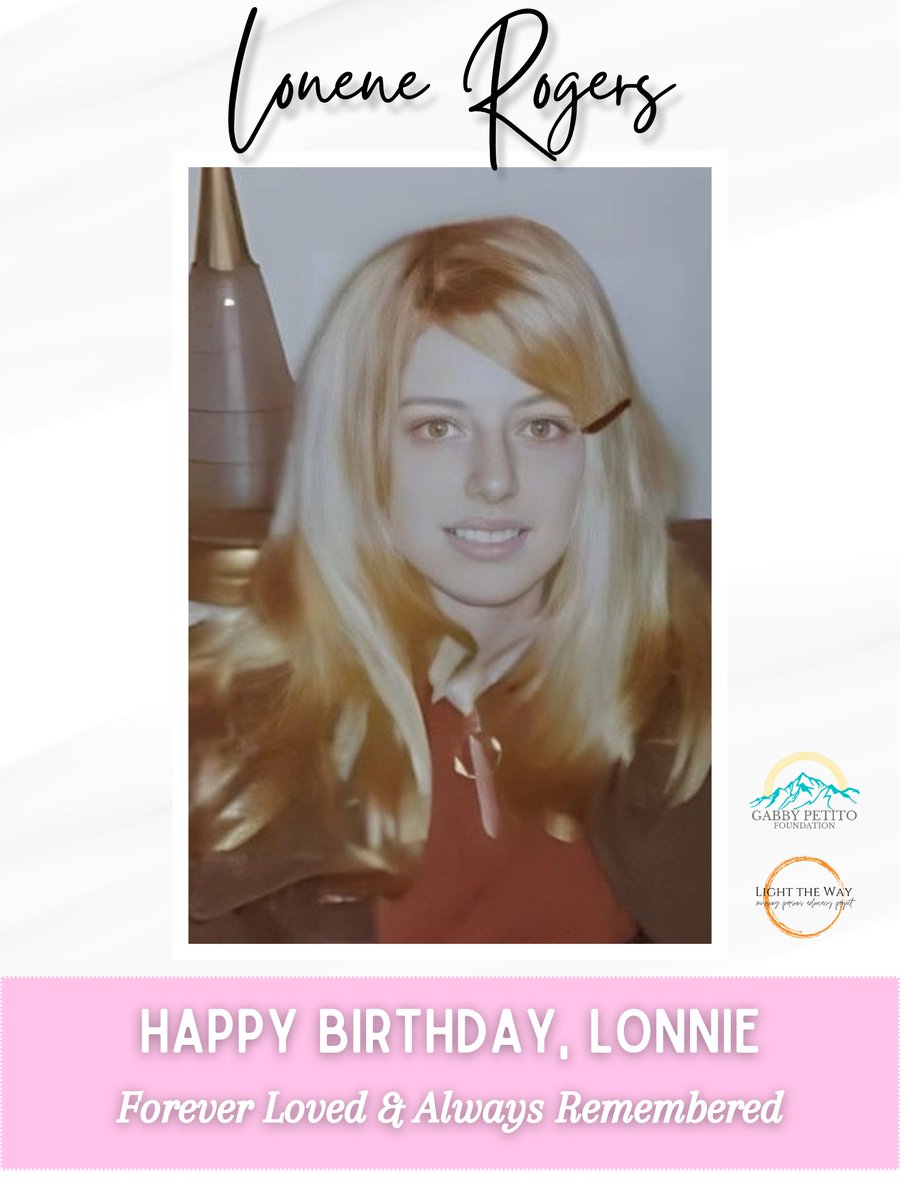Happy Birthday, Lonene "Lonnie" Rogers

Today we honor and remember Lonnie Rogers, a loving mother, daughter, and sister, who was last seen on January 7, 1981, during a snowstorm in Hayfield Township, #Pennsylvania.

Lonnie is a Caucasian female, profoundly deaf, and communicated