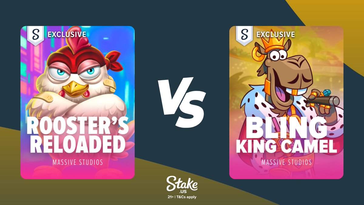 StakeUsa's tweet image. Which came first, the chicken or the camel 🐪
Guess which bonus came up on top, and we will select 5 lucky users to share 500SC 💰