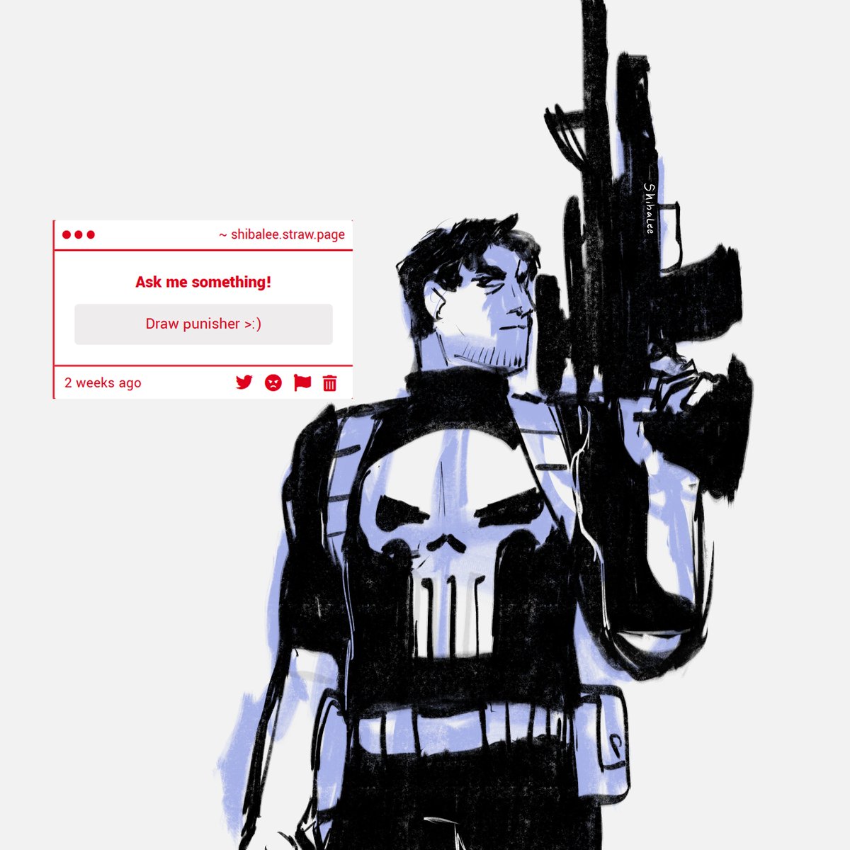 artist that cant draw guns draws gun guy
(im so sorry i took so long!!)