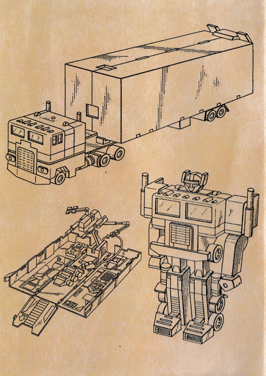 walruslaw's tweet image. First thing I found in the fan books I picked up were these sketches of the Optimus Prime, Megatron and Metroplex G1 figures. No Idea what they may have been used for but they look very old. #Transformers
