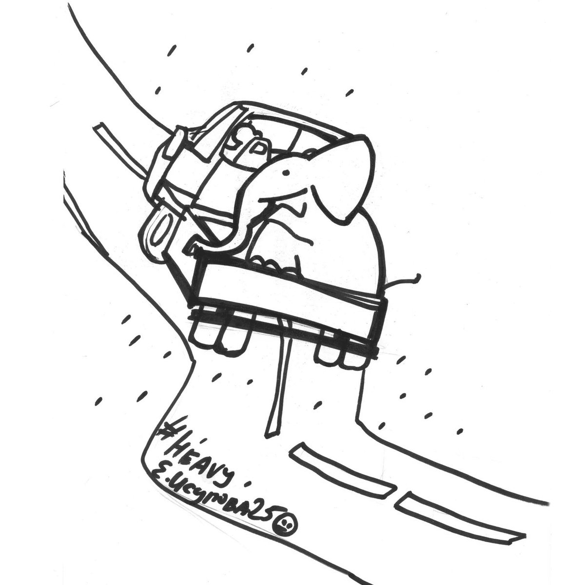 vverba's tweet image. HEAVY
#Inktober #9day