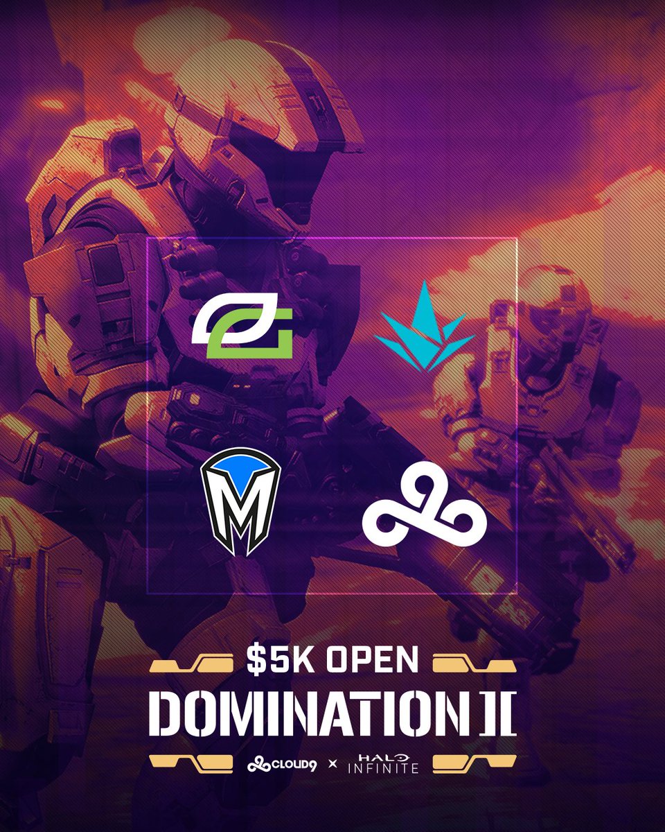 Here are some teams you need to look out for on 10/10 at the C9 x Halo Infinite $5k Open Domination II tournament ❤️‍🔥

🚨 This is your last chance to sign up 🚨