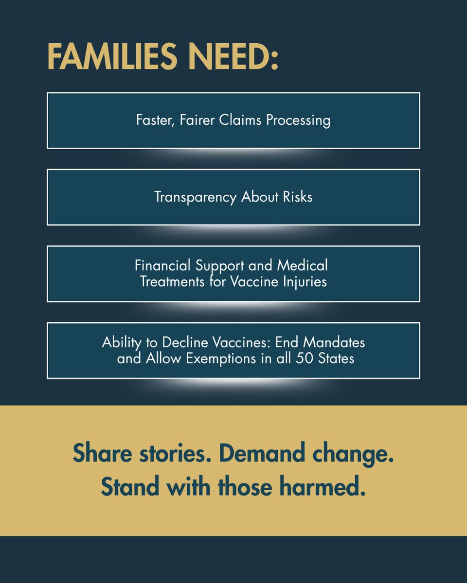 G_W_Forum's tweet image. October is Vaccine Injury Awareness Month

Vaccine injuries are real. They can be life-altering, affecting children and families emotionally, financially, and physically. Yet most affected families face long, complex legal processes — and many claims are dismissed.

Over $5.1…