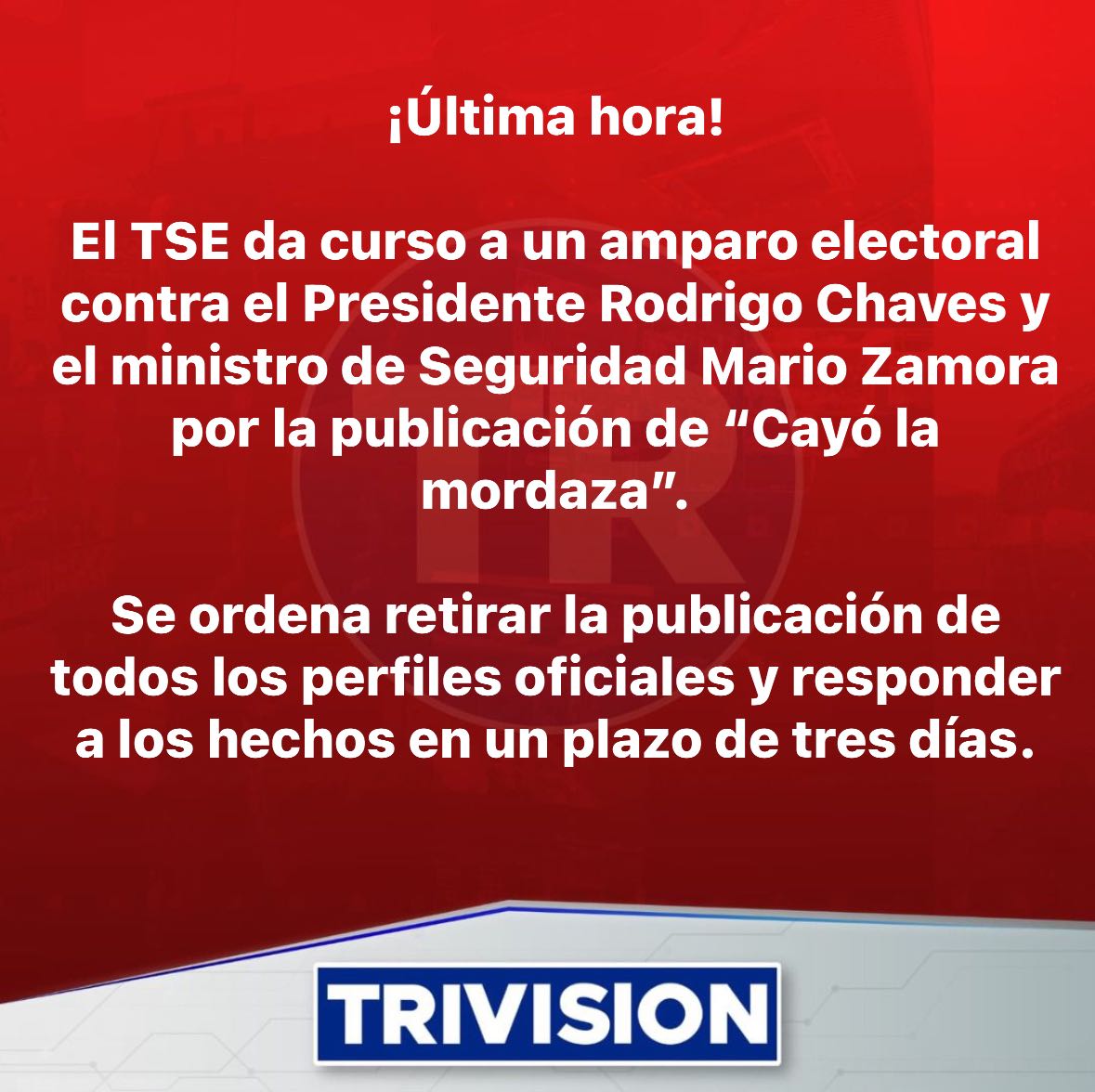 TRIVISIÓN CR (@trivision36) on Twitter photo 