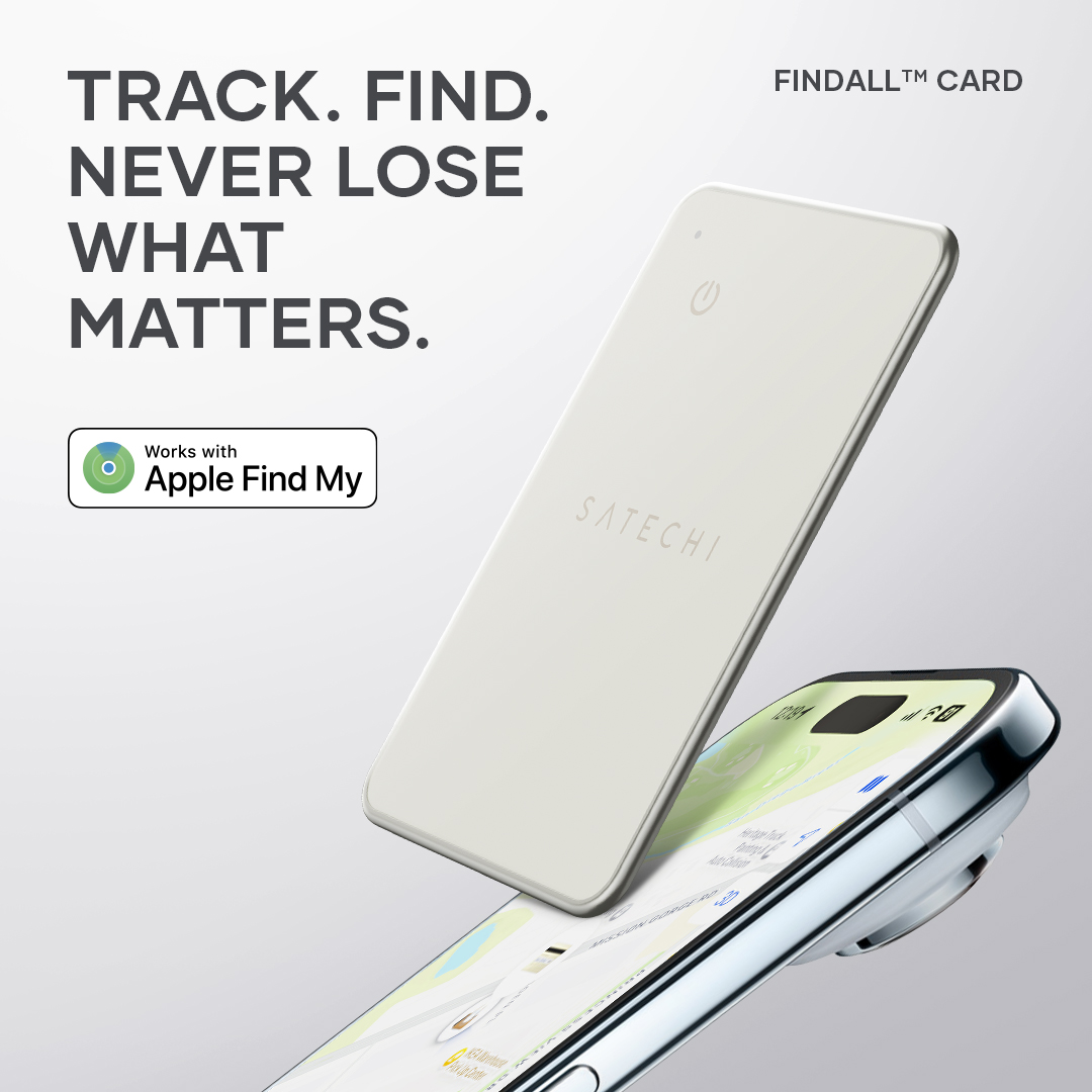 Satechi's tweet image. AirTags who? 👀
@CNET + @Strategist are loving our Find All trackers for being sleek, rechargeable, and impossible to lose.
Innovation that actually works 🔋
#Satechi #FindAll #TechEssentials

🔗 CNET: geni.us/cnetfindall
🔗 Strategist: geni.us/strategistfind…