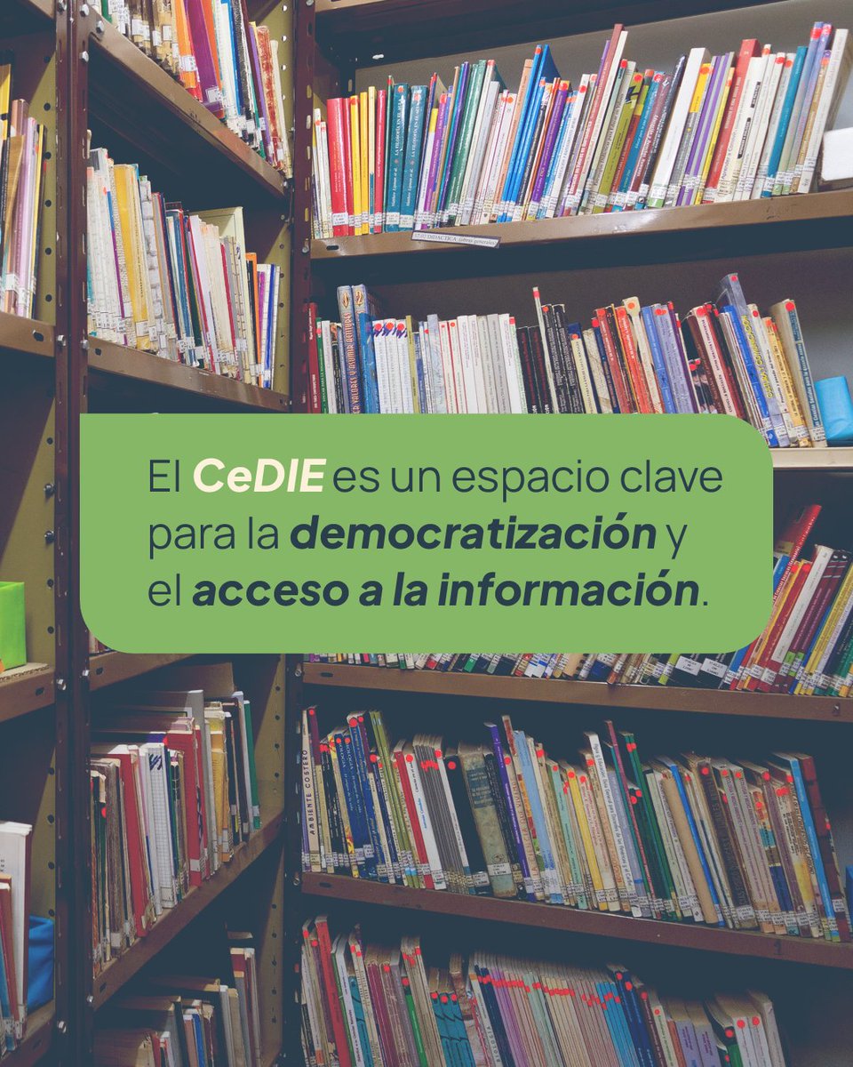 🟢 58 años del CeDIE

🎉 Nuestro Centro de Documentación e Información Educativa "Alicia Pifarré", celebra casi seis décadas de trabajo al servicio de la educación en la provincia.

short.do/Zs4Dtq