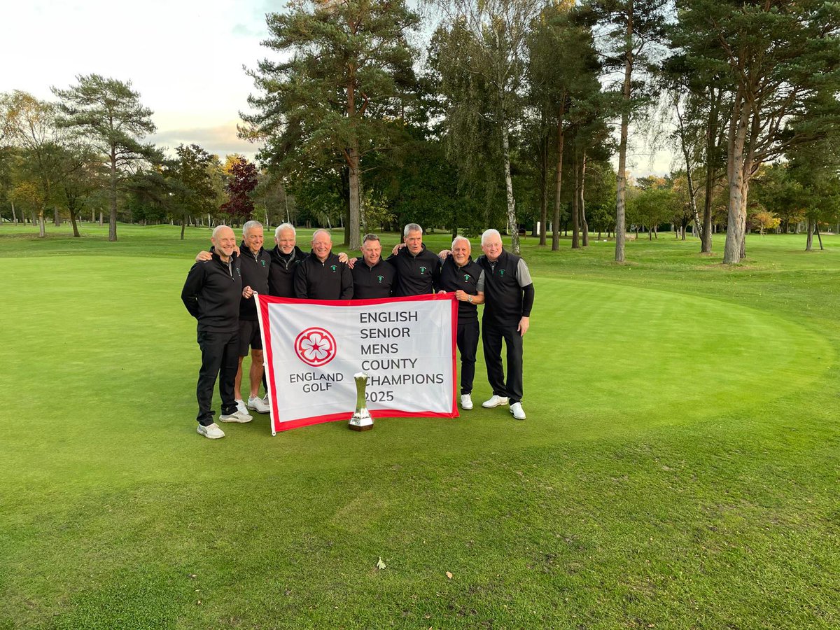 secretarylugc1's tweet image. England Seniors County Finals 2025 winners Lincolnshire @EnglandGolf @LincsUnionGC
