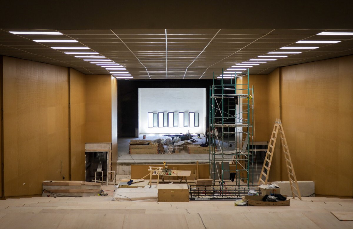 MuniPergamino's tweet photo. Te mostramos el avance de ahora del Teatro San Martín 🎭
Cada vez más cerca de abrir sus puertas 💪🏼 https://t.co/R1InZysraR