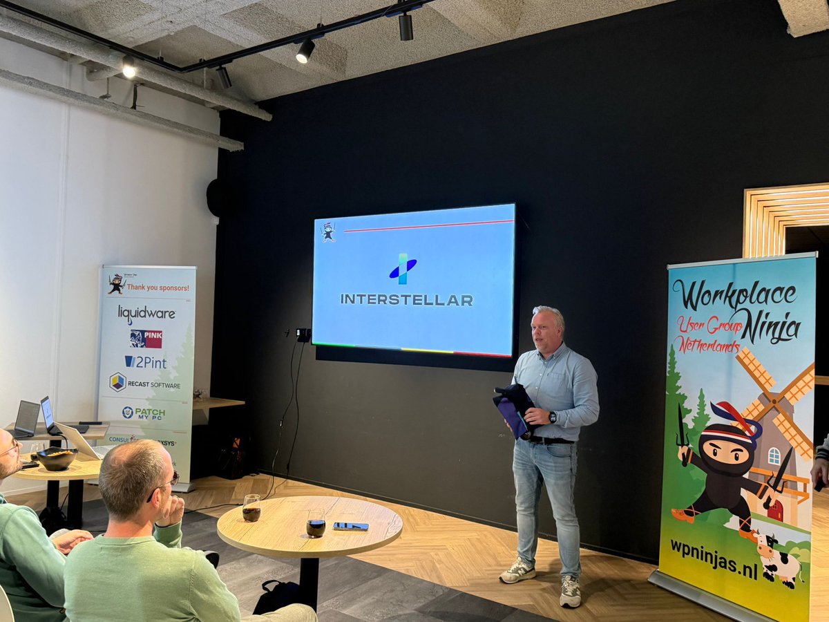 wpninjasnl's tweet image. What a night! 🎉
Amazing sessions on 🔒 external admin access, 🪪 passkeys & 💻 ransomware response.
Big thanks to our speakers & Interstellar for hosting our October meetup!
#ModernWorkplace #CloudSecurity #Community