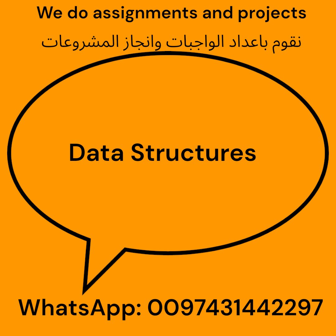 Lead_Qatar's tweet image. مدرسين خصوصى لطلبة هندسة Computer Science Cybersecurity فى مادة Data Structures  نقوم باعداد الواجبات assignments والمشاريع projects لدينا مجموعة متميزة من الاساتذة.
تواصل معنا عن طريق واتساب 0097431442297
#computerscience #cybersecurity #data #structures #Engineering #Qatar…