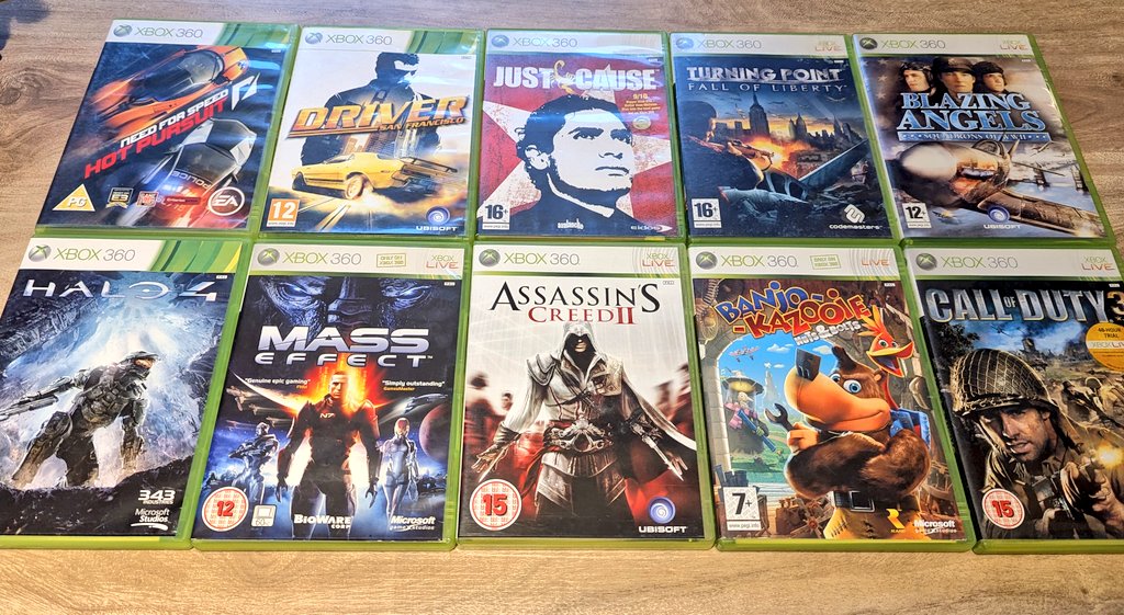 retrogaminggeek's tweet image. Some freshly acquired  Xbox 360 games. I&apos;ve held off buying any for the last few years, with having a faulty disc drive. But now I&apos;ve fixed it, it&apos;s full steam ahead!

Some games I either sold on, or never hand. Does any thing stand out for you?

#Xbox360