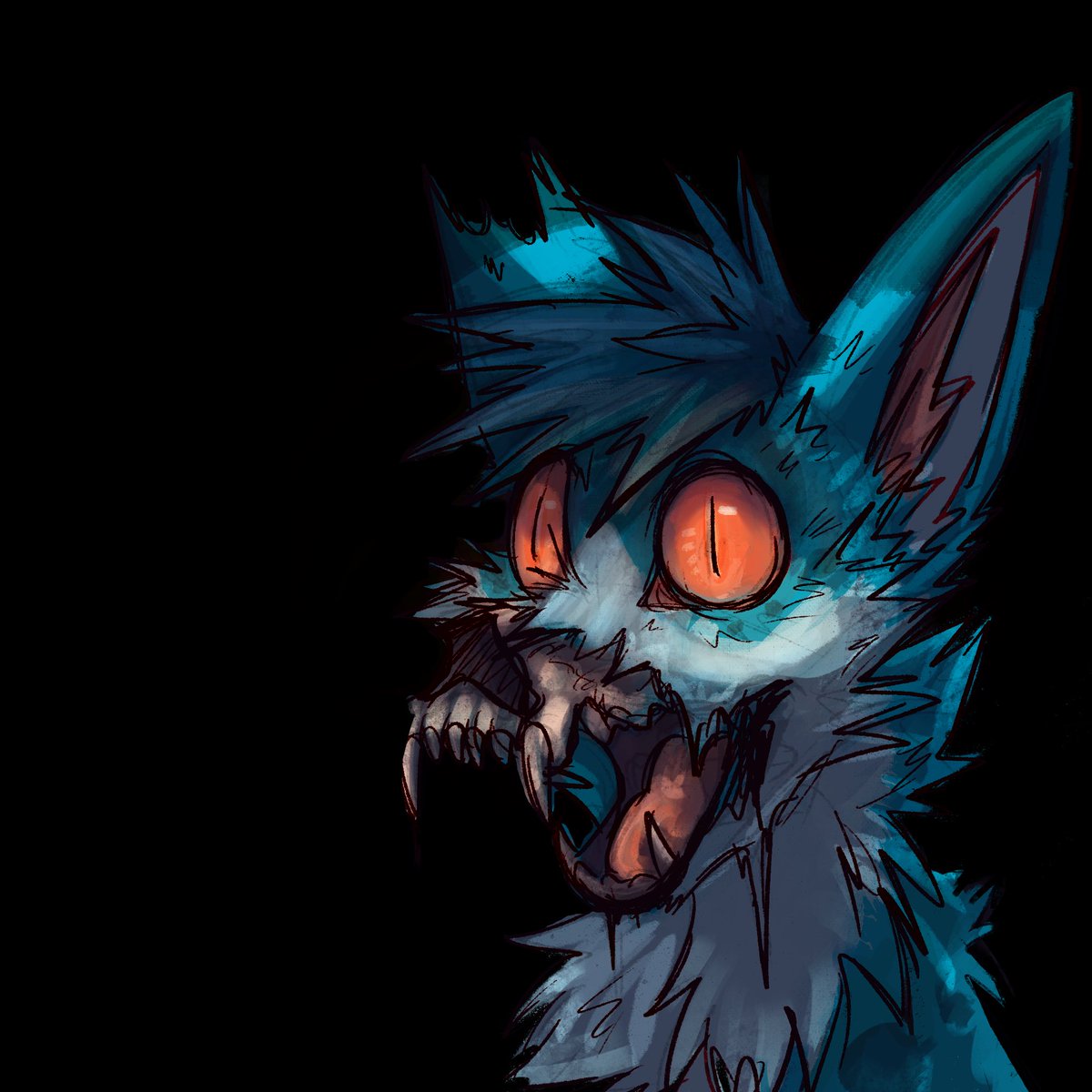 Drew myself a new spoopy icon for the season.

Slightly gore-ish