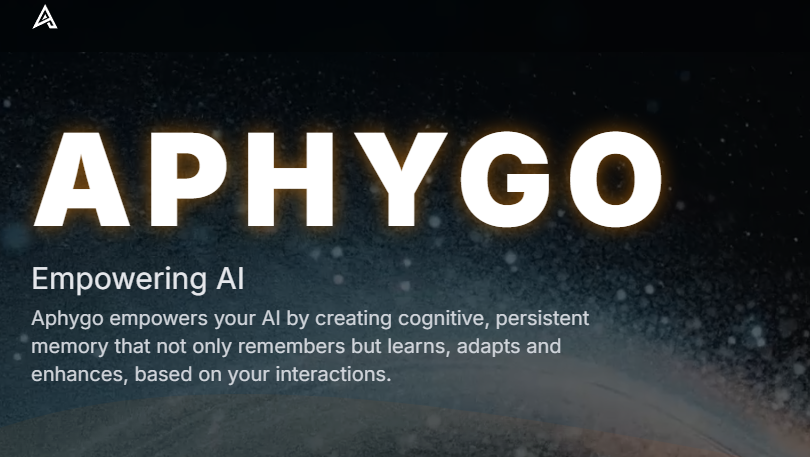 crystalwizard's tweet photo. Aphygo empowers your AI with a cognitive, persistent memory — one that not only remembers, but learns, adapts, reasons, and evolves with every interaction.  There’s more coming soon (and it’s big). For now, visit https://t.co/pXeiUbx7wA and follow Aphygo on LinkedIn to stay updated.