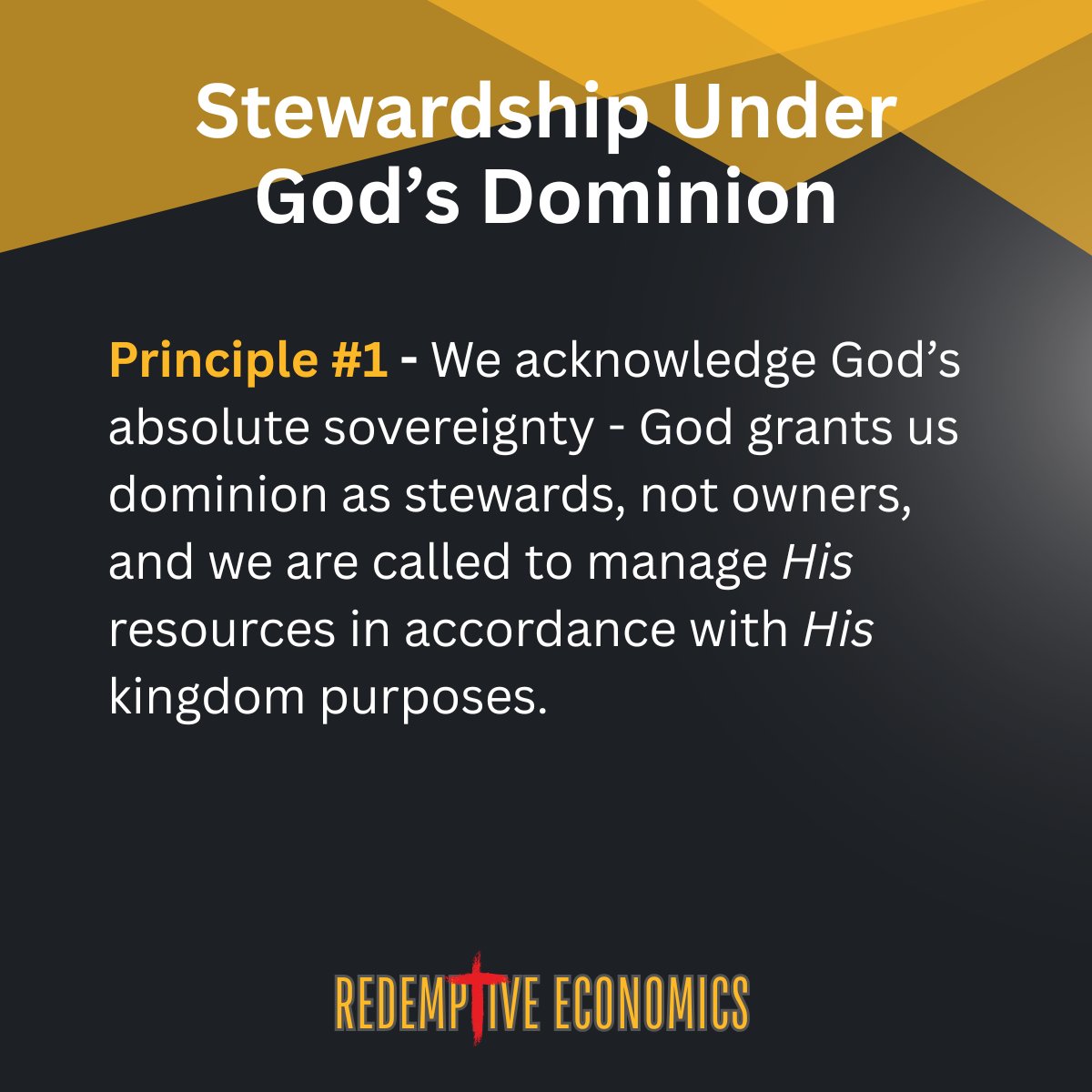 Your 💼 business is not your own.

For the Christian business leader this is both humbling and empowering 💪 knowing that our businesses are simply on loan to us.

Learn more through my new digital course...
redemptiveeconomics.thinkific.com/courses/Redemp…