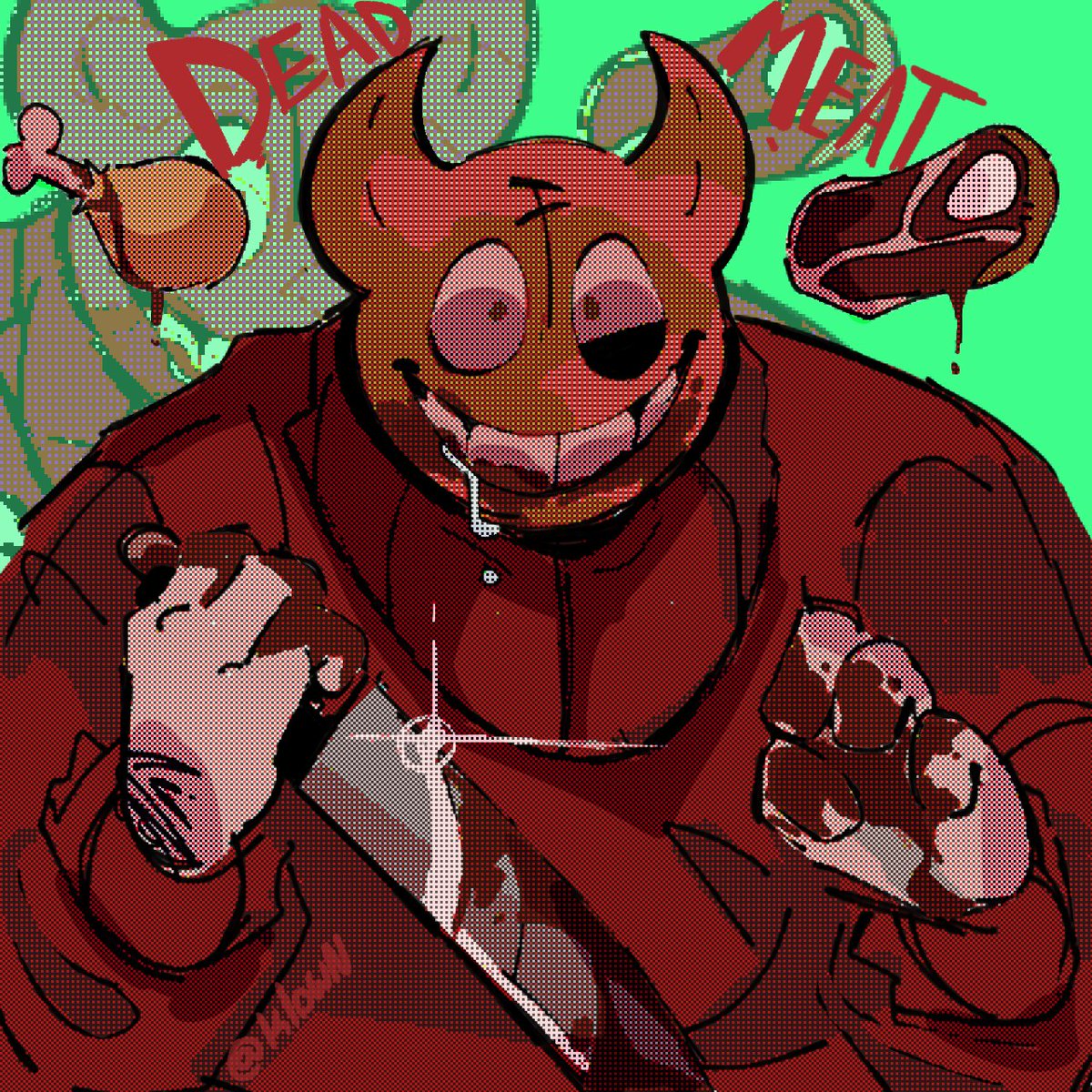 klown_kin's tweet image. 🍔🎃
#spookymonth #bobvelseb