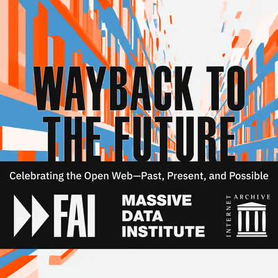 Max Bodach (@maxb____) on Twitter photo Excited to have a stacked lineup of Internet pioneers <a href="/jonst0kes/">Jon Stokes</a>, <a href="/vgcerf/">vinton g cerf</a>, <a href="/brewster_kahle/">Brewster Kahle</a>, <a href="/EFF/">EFF</a>'s Cindy Cohn on a 10/27 panel at the Riggs Library, moderated by my friend and colleague <a href="/LEHogg/">Luke Hogg</a>! RSVP soon๐๏ธ
Tks to our cosponsors <a href="/MassiveData_GU/">Massive Data Institute (MDI)</a> <a href="/internetarchive/">Internet Archive</a>๐ค Excited to have a stacked lineup of Internet pioneers <a href="/jonst0kes/">Jon Stokes</a>, <a href="/vgcerf/">vinton g cerf</a>, <a href="/brewster_kahle/">Brewster Kahle</a>, <a href="/EFF/">EFF</a>'s Cindy Cohn on a 10/27 panel at the Riggs Library, moderated by my friend and colleague <a href="/LEHogg/">Luke Hogg</a>! RSVP soon๐๏ธ
Tks to our cosponsors <a href="/MassiveData_GU/">Massive Data Institute (MDI)</a> <a href="/internetarchive/">Internet Archive</a>๐ค