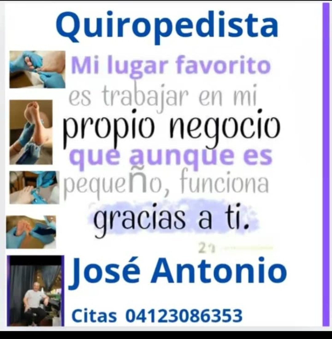 Vamos todos con jose antonio el quiropedista que está de moda agenda tu cita