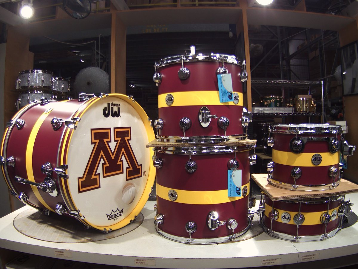 Chad will be rocking this custom kit as he performs with the Minnesota Marching Band on Saturday to celebrate our new CSF Scholarship. 

After the show, Chad’s kit and outfit will be auctioned off online, with all proceeds supporting the scholarship. Stay tuned for details!