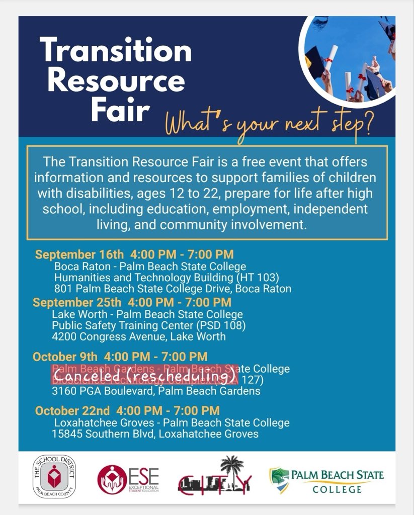 NEWS!!! This will be rescheduled for sometime in November.