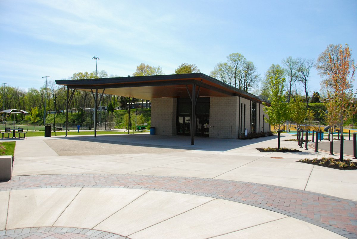 prusconstruct's tweet image. #TBT to McDonald Commons—Prus led construction management for this top-to-bottom park transformation in Madeira. #PrusConstruction #BuiltByPrus #constructionmanagement