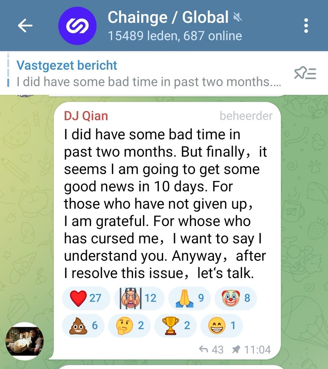 lucas_gool's tweet photo. Team @FinanceChainge has lawyered up l, see statement from Vlad and Oanna
+
@djqianfusion reaction on TG

$XCHNG 🪦 https://t.co/vnsyEiaCy4