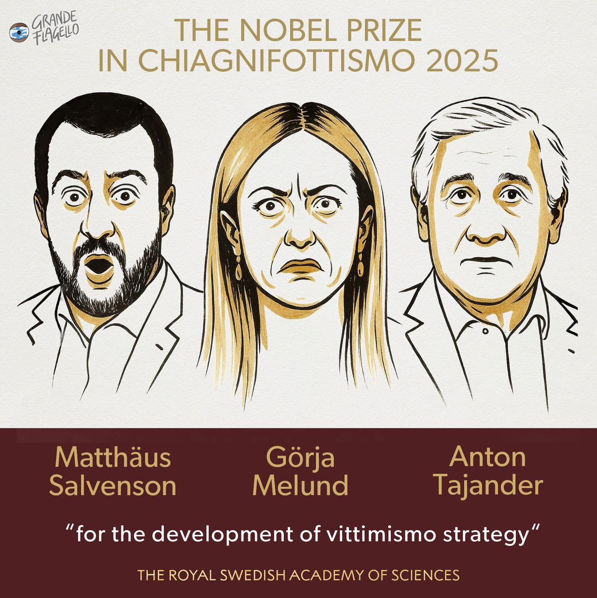 Intanto a Stoccolma #NobelPrize