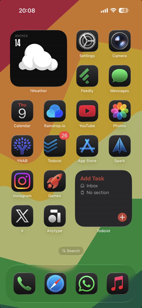 Sino (@genso84) on Twitter photo iOS Homescreen iOS Homescreen