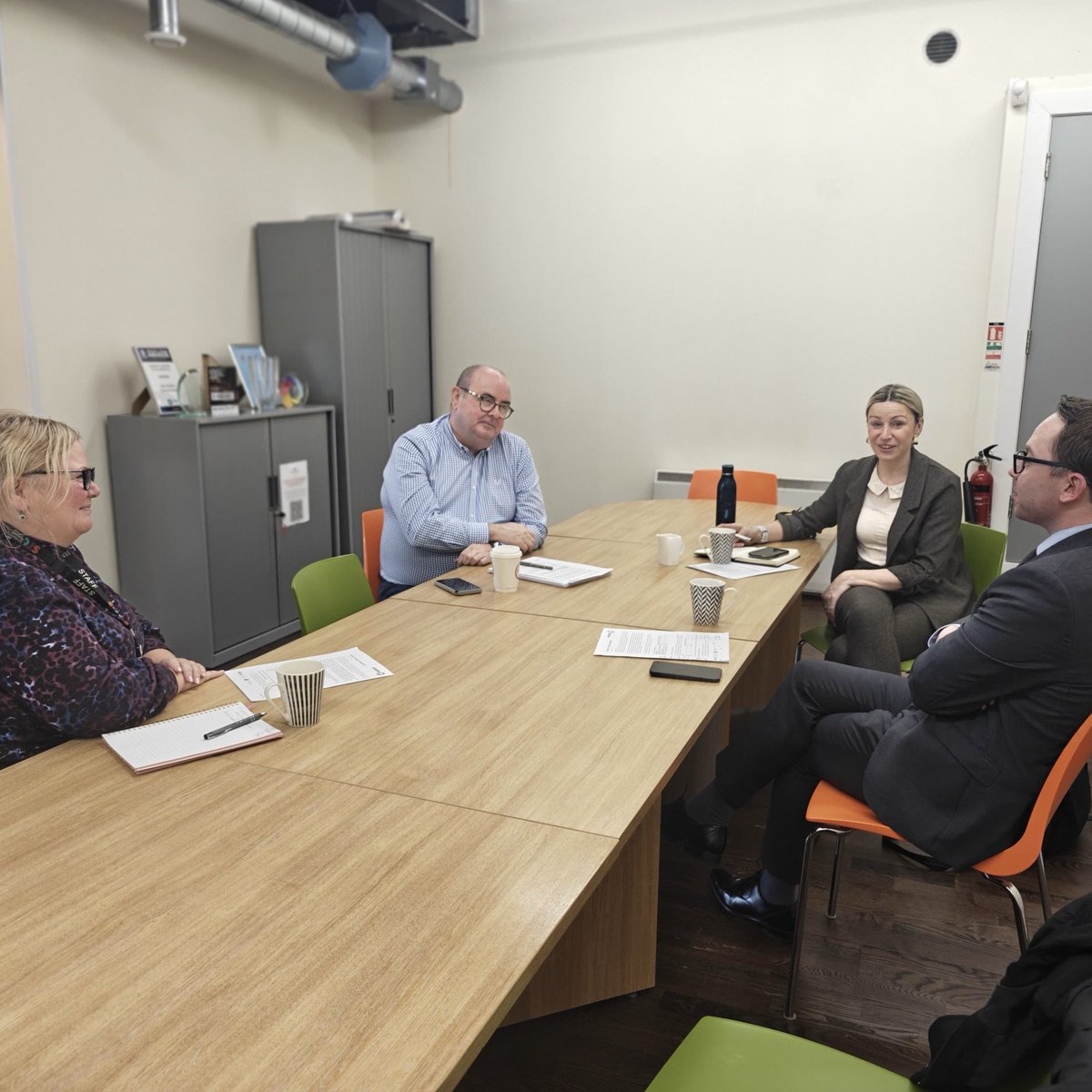 Delighted to meet with Clanrye Group today to discuss their incredible work supporting people into employment, education &amp; training. 

Initiatives like Employ Me &amp; Together Works make a real difference in communities. 

Employ Me has supported over 2,300 people locally, with over