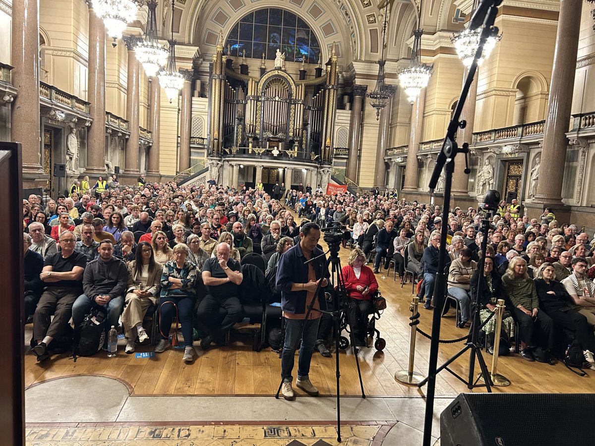 St George’s Hall Liverpool now.
 
Rally for real change.