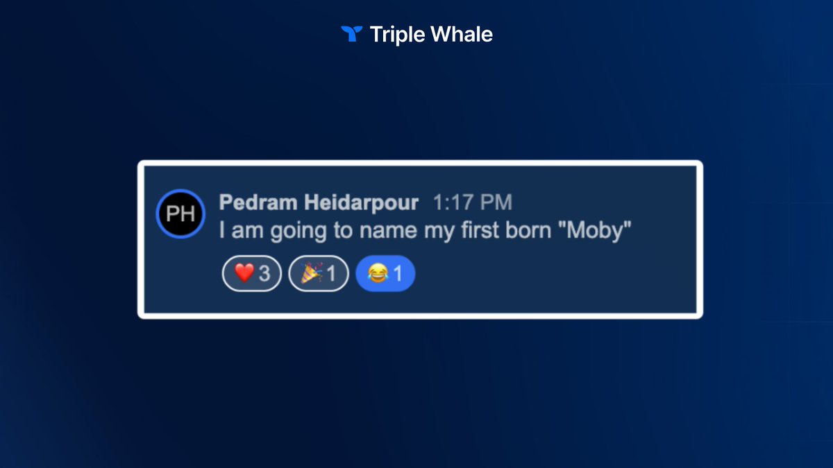 triplewhale's tweet photo. We're not claiming we're changing lives... but 👶 https://t.co/hpWpe9bpdG