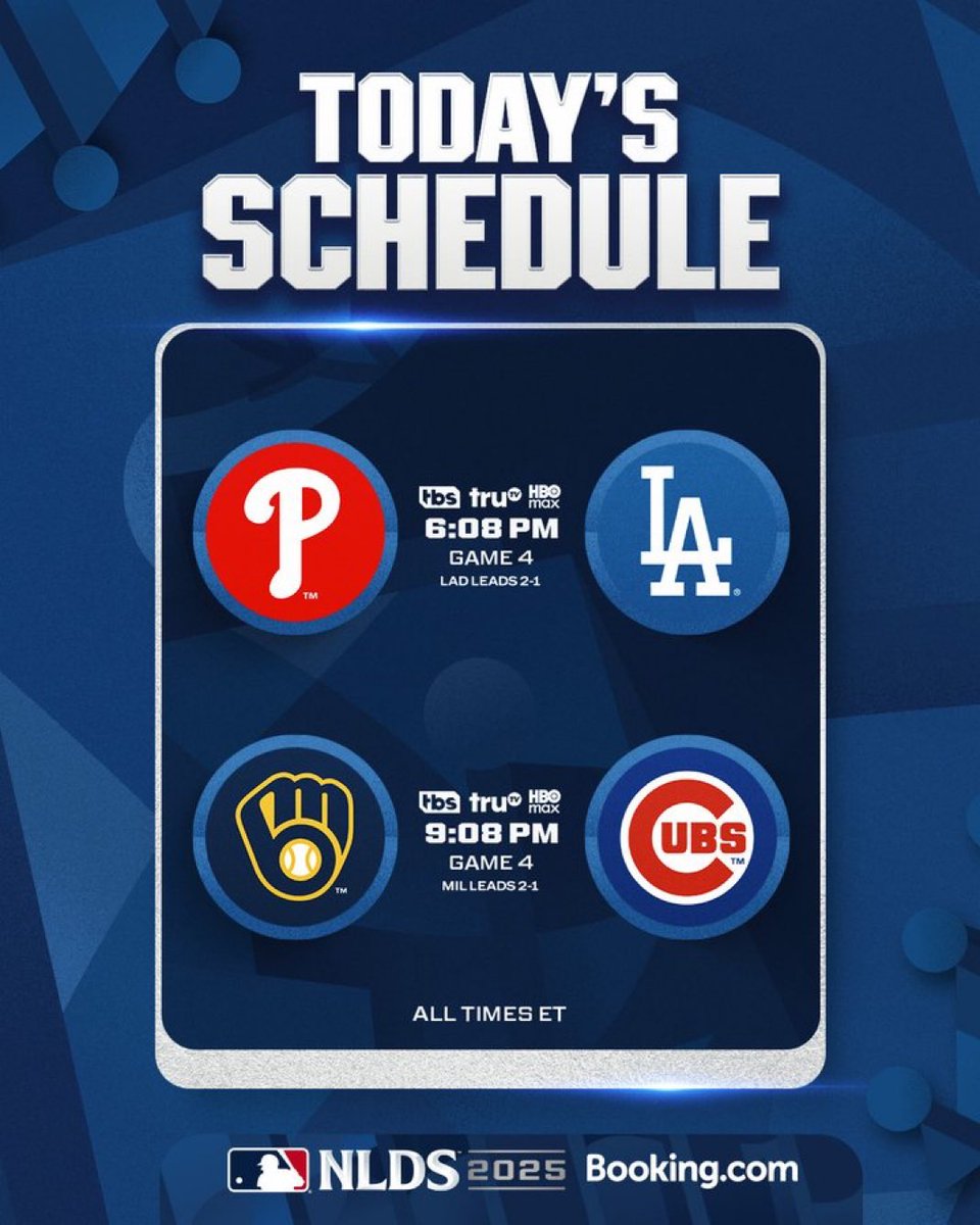 Champ__Project's tweet image. My Predictions for the #NLDS tonight:

Phillies even the series 

Brewers move on to the #NLCS 

#MLBPlayoffs #MLB